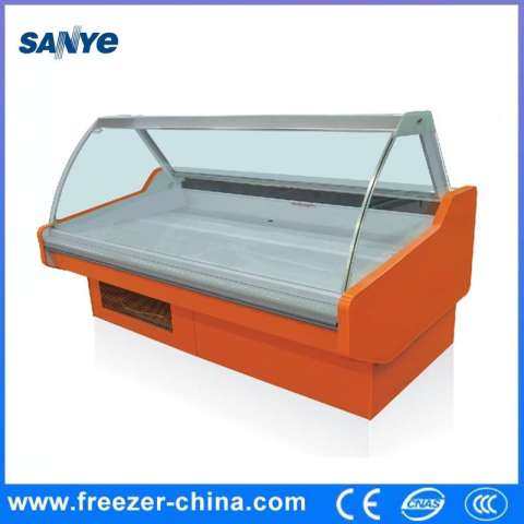 Supermarker Meat Self Service Counter Butchery Refrigeration Equipment